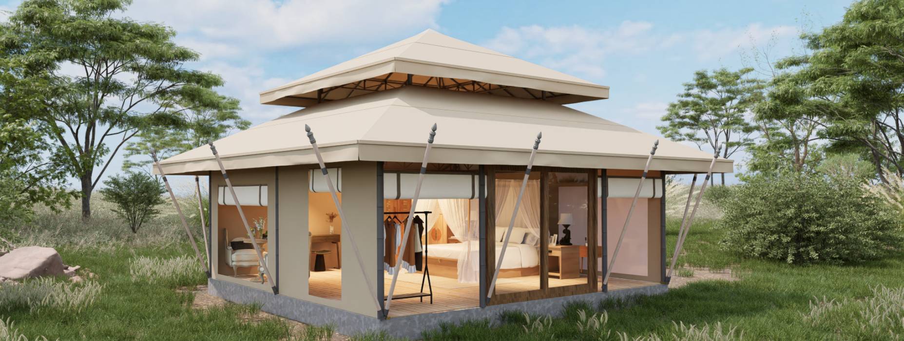 利通区户外野奢帐篷